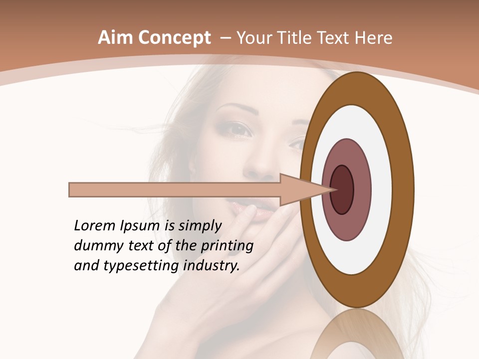 Hair Cute Clean PowerPoint Template