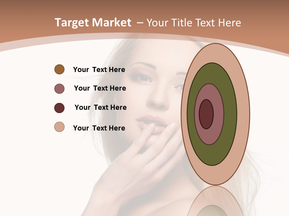 Hair Cute Clean PowerPoint Template