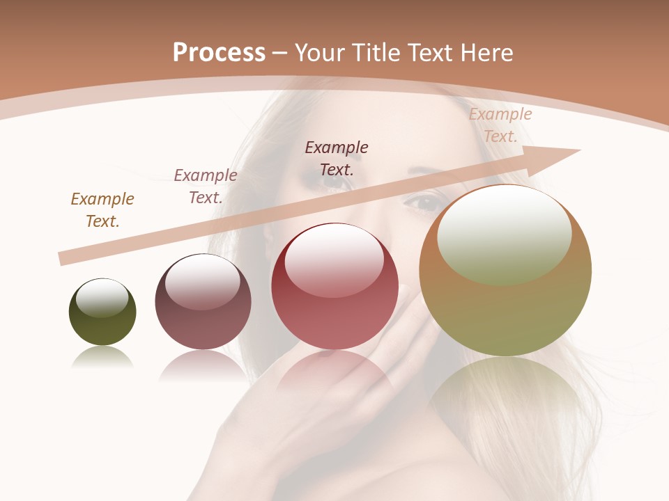 Hair Cute Clean PowerPoint Template