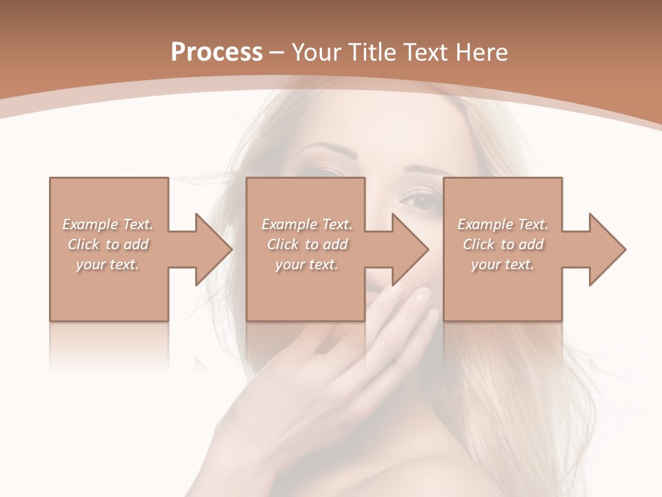 Hair Cute Clean PowerPoint Template