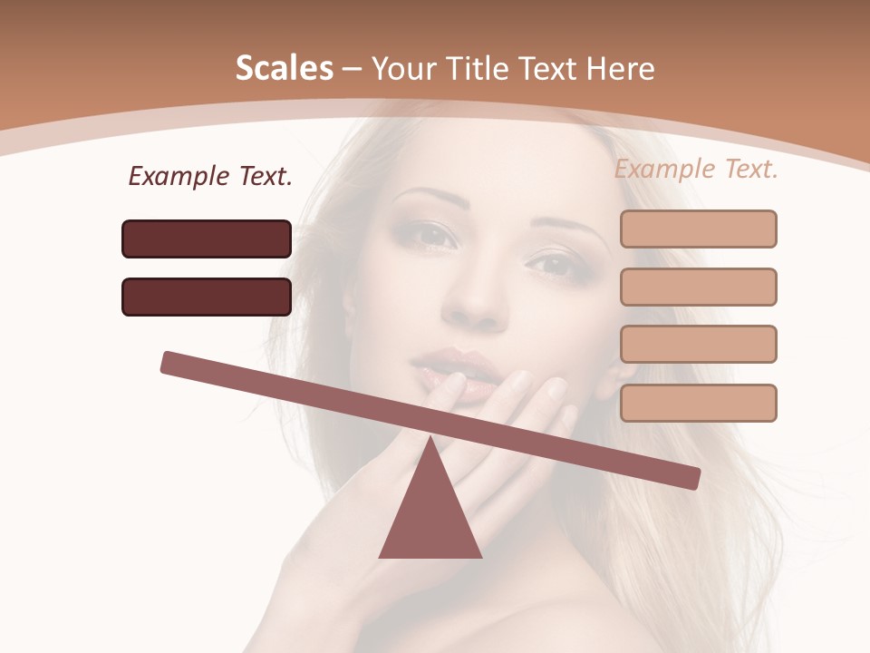 Hair Cute Clean PowerPoint Template