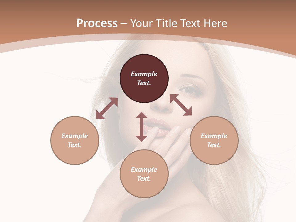 Hair Cute Clean PowerPoint Template