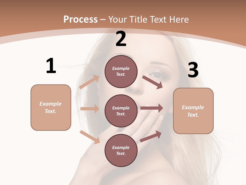 Hair Cute Clean PowerPoint Template