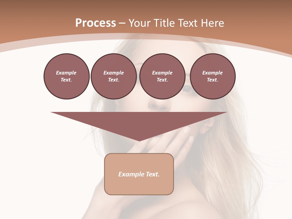 Hair Cute Clean PowerPoint Template