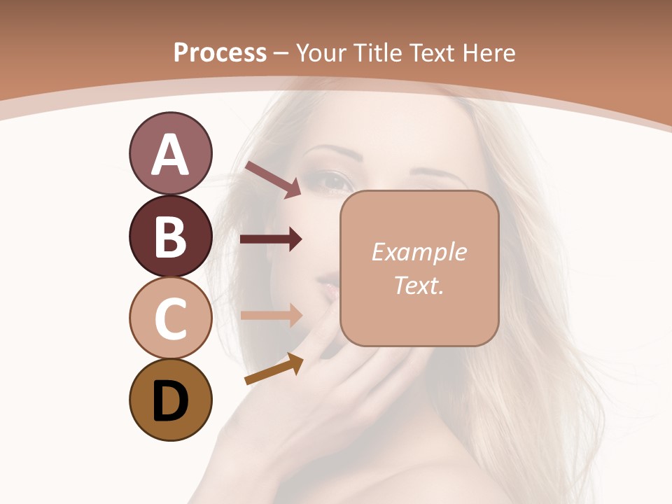 Hair Cute Clean PowerPoint Template