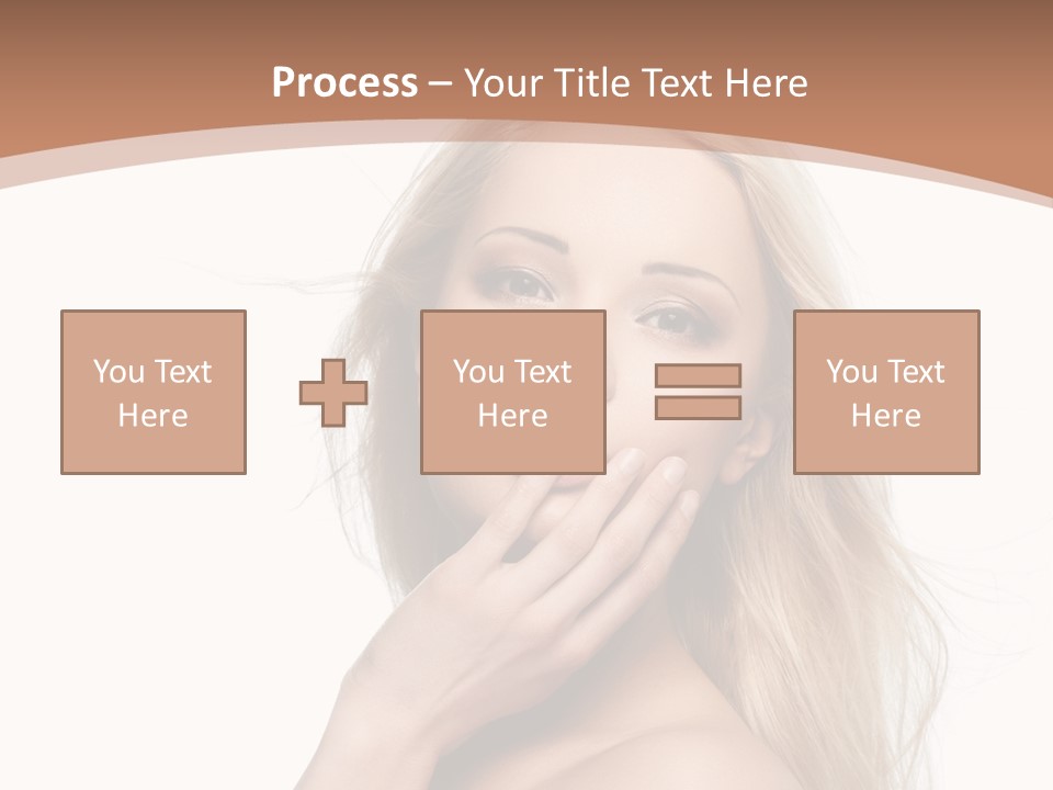 Hair Cute Clean PowerPoint Template