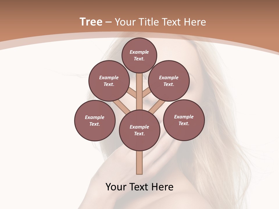 Hair Cute Clean PowerPoint Template