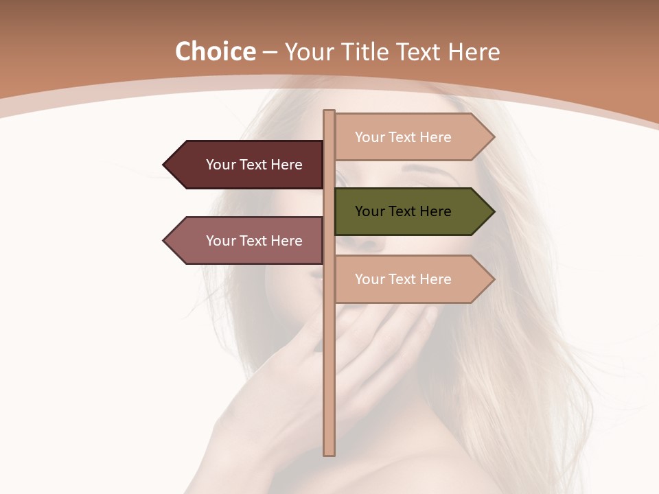 Hair Cute Clean PowerPoint Template