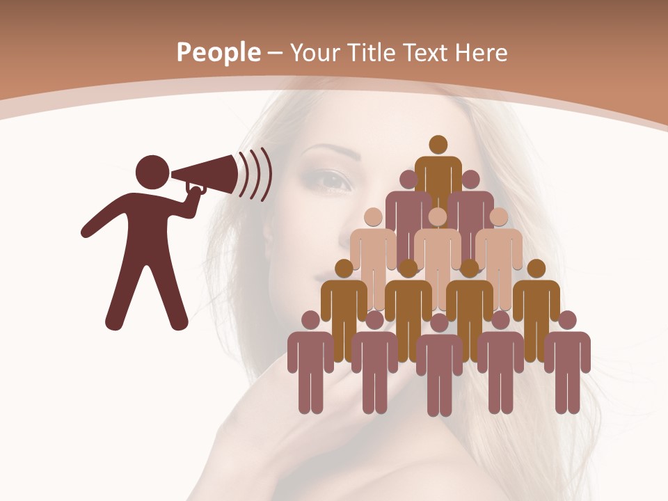 Hair Cute Clean PowerPoint Template