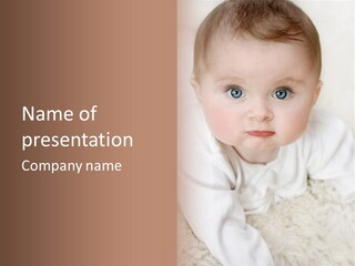 Healthy Childcare Person PowerPoint Template