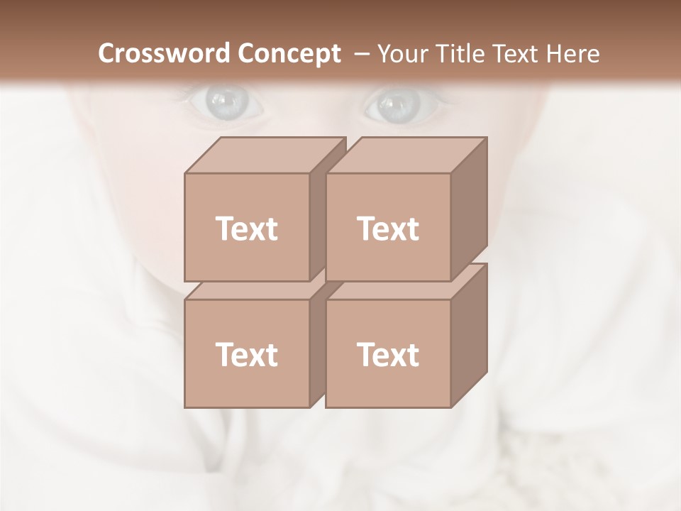 Healthy Childcare Person PowerPoint Template