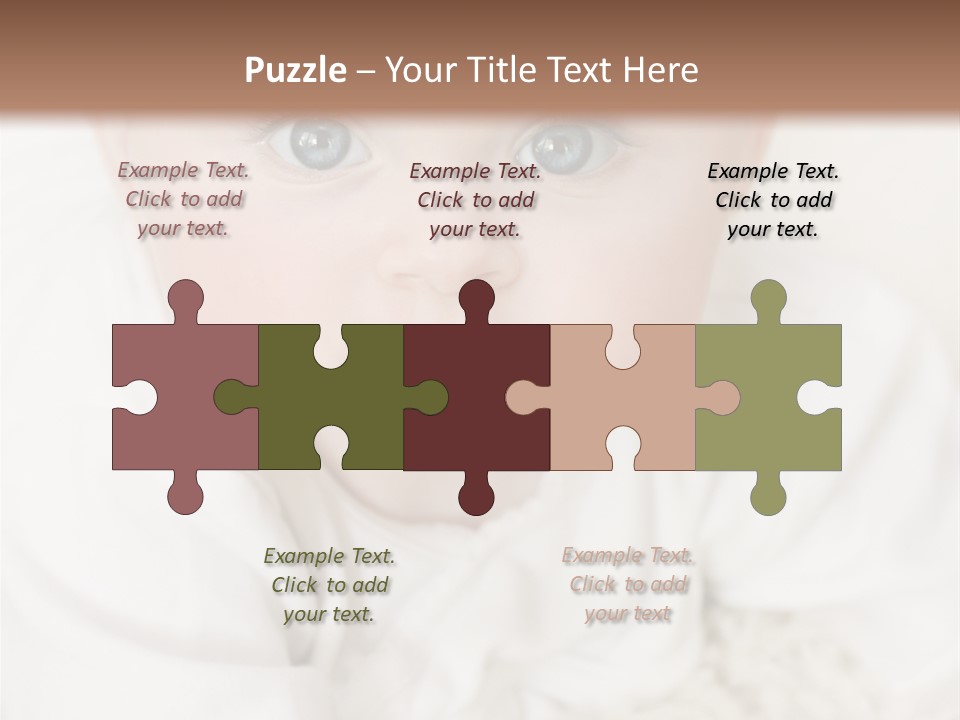 Healthy Childcare Person PowerPoint Template