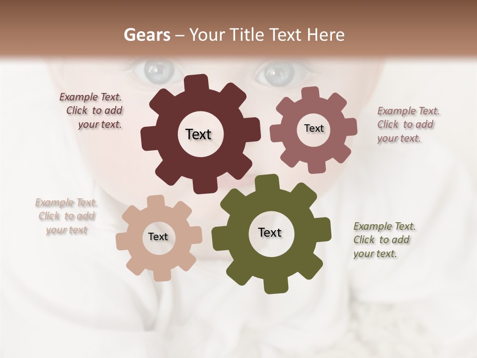 Healthy Childcare Person PowerPoint Template