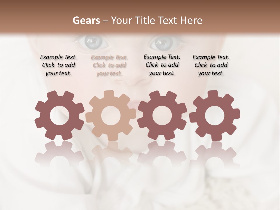 Healthy Childcare Person PowerPoint Template