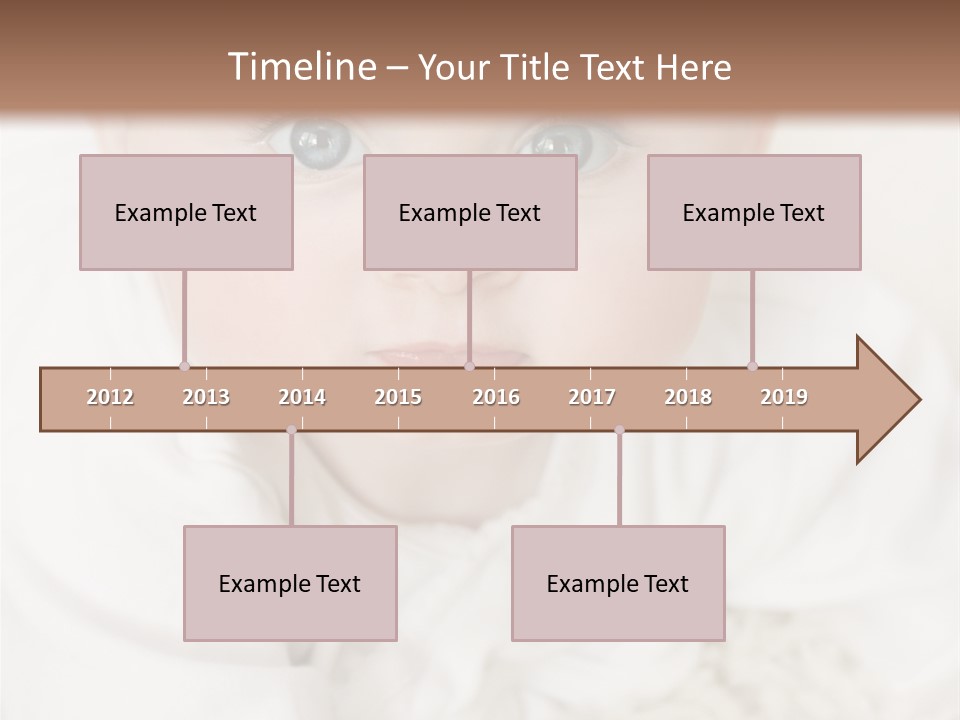 Healthy Childcare Person PowerPoint Template
