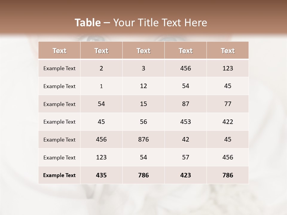 Healthy Childcare Person PowerPoint Template
