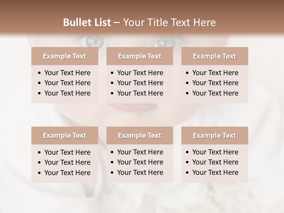 Healthy Childcare Person PowerPoint Template