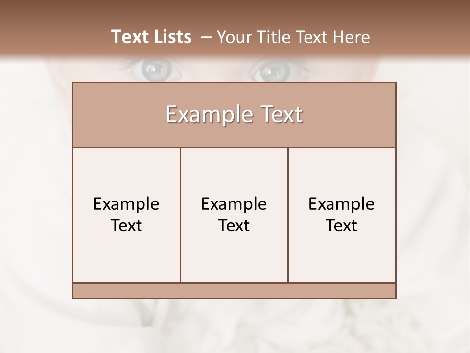 Healthy Childcare Person PowerPoint Template