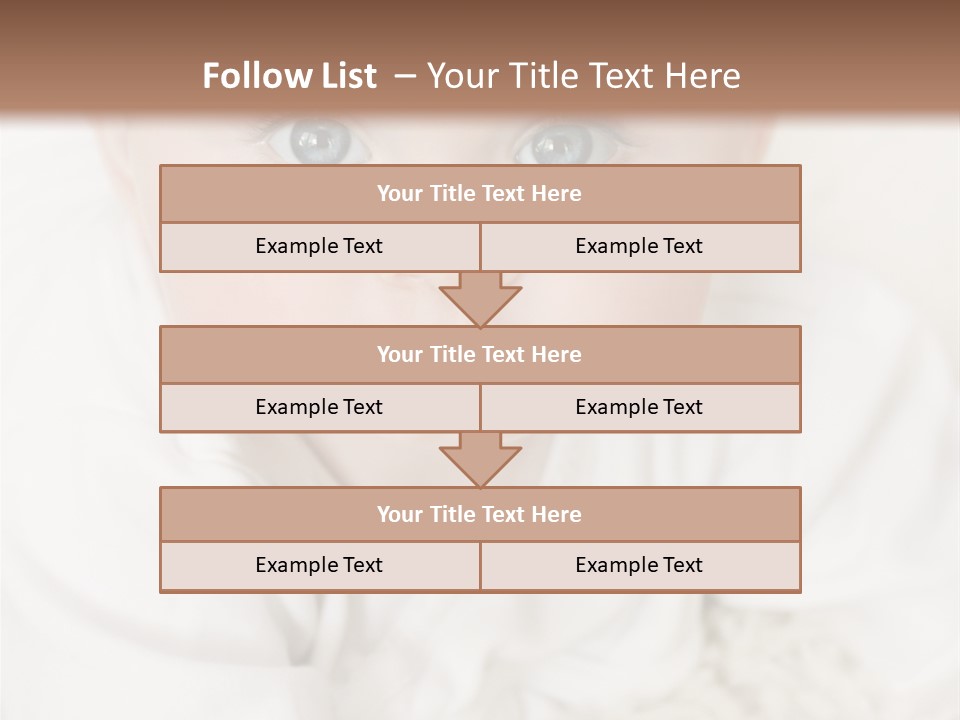 Healthy Childcare Person PowerPoint Template