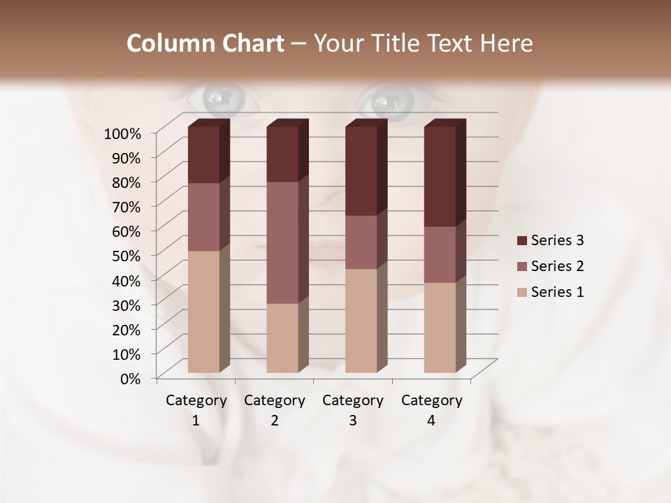 Healthy Childcare Person PowerPoint Template