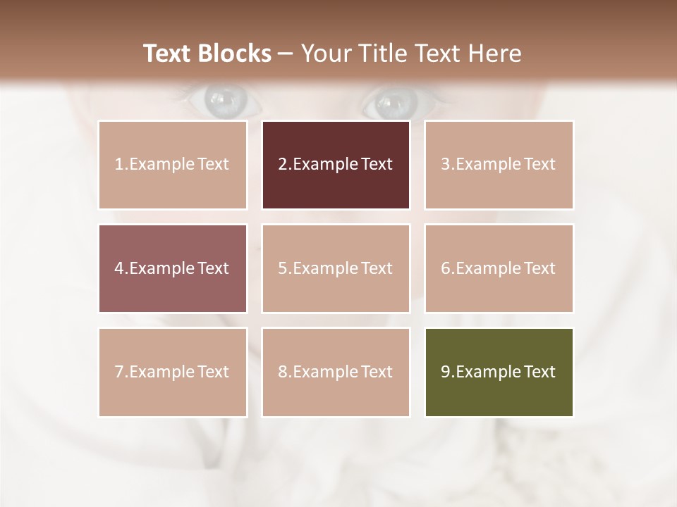 Healthy Childcare Person PowerPoint Template