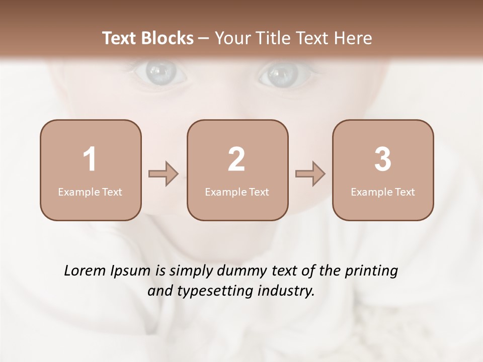 Healthy Childcare Person PowerPoint Template