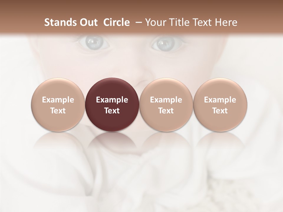 Healthy Childcare Person PowerPoint Template