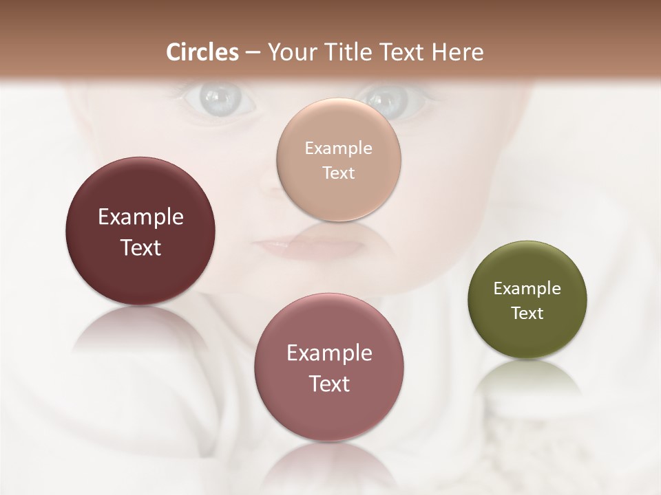 Healthy Childcare Person PowerPoint Template