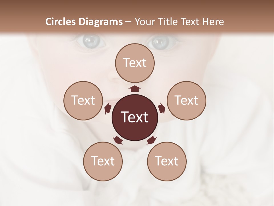 Healthy Childcare Person PowerPoint Template