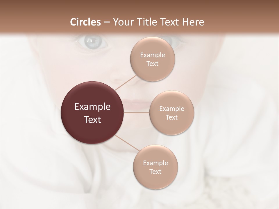 Healthy Childcare Person PowerPoint Template