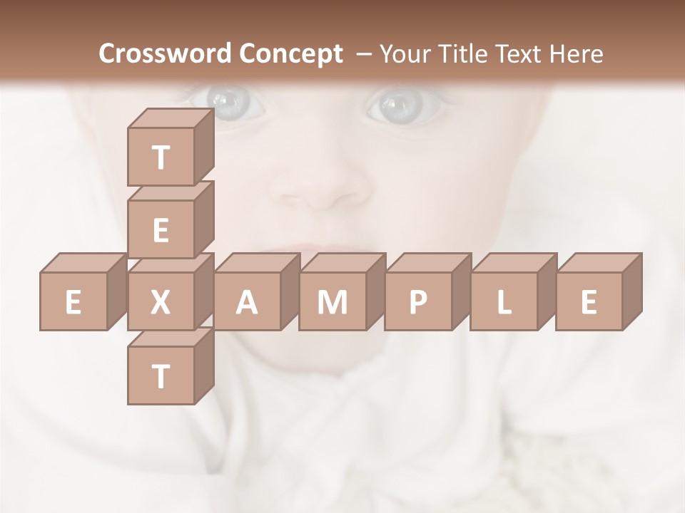 Healthy Childcare Person PowerPoint Template