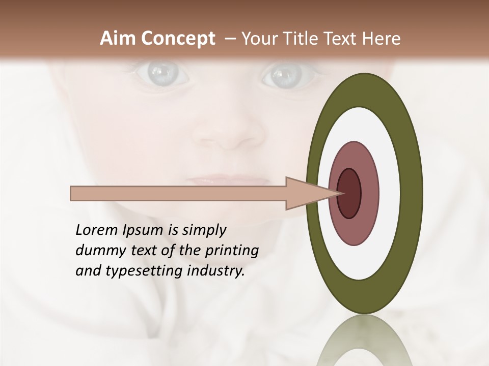 Healthy Childcare Person PowerPoint Template