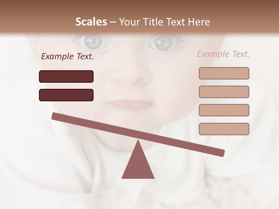 Healthy Childcare Person PowerPoint Template