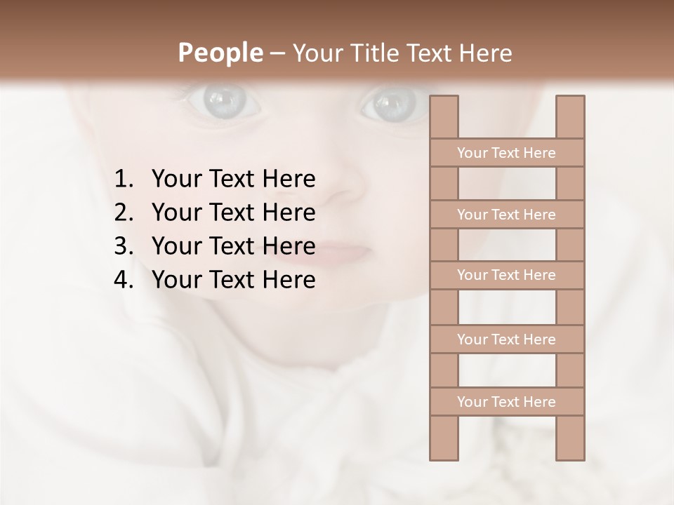 Healthy Childcare Person PowerPoint Template