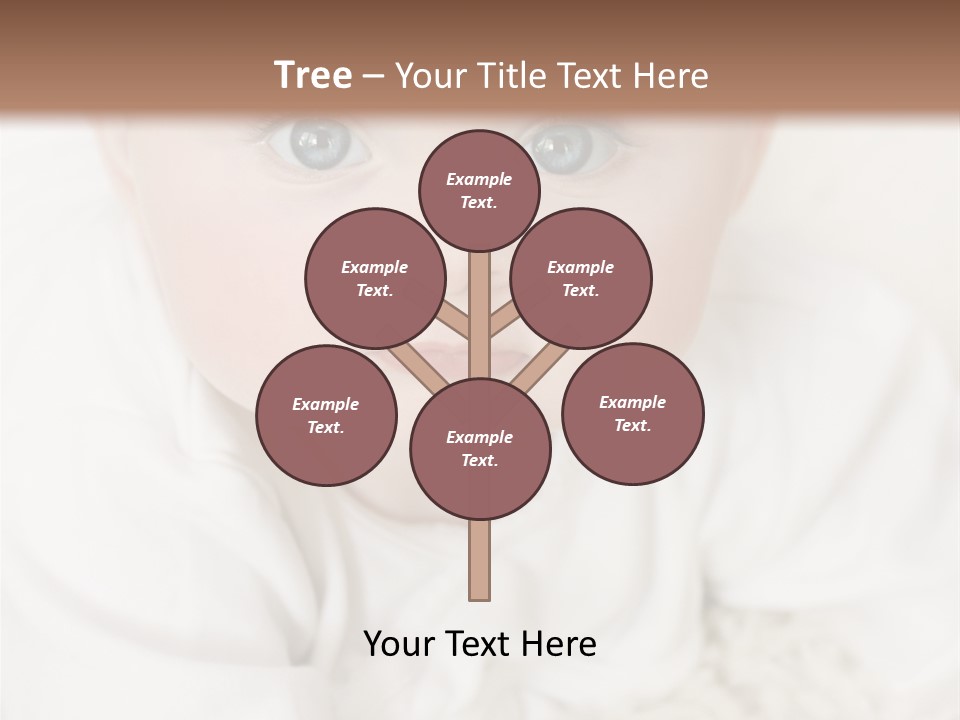 Healthy Childcare Person PowerPoint Template