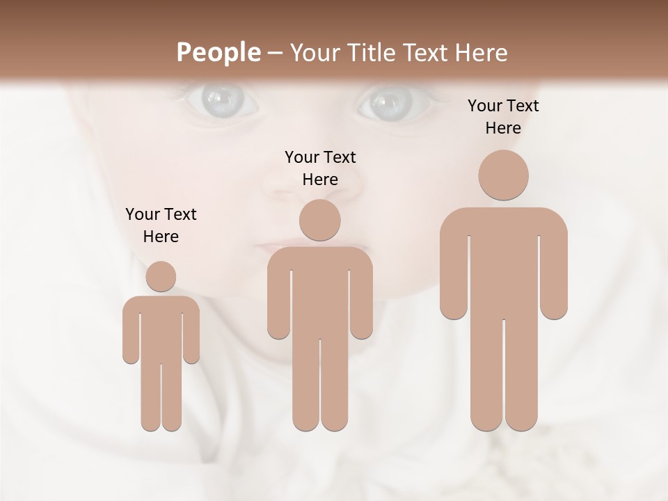 Healthy Childcare Person PowerPoint Template