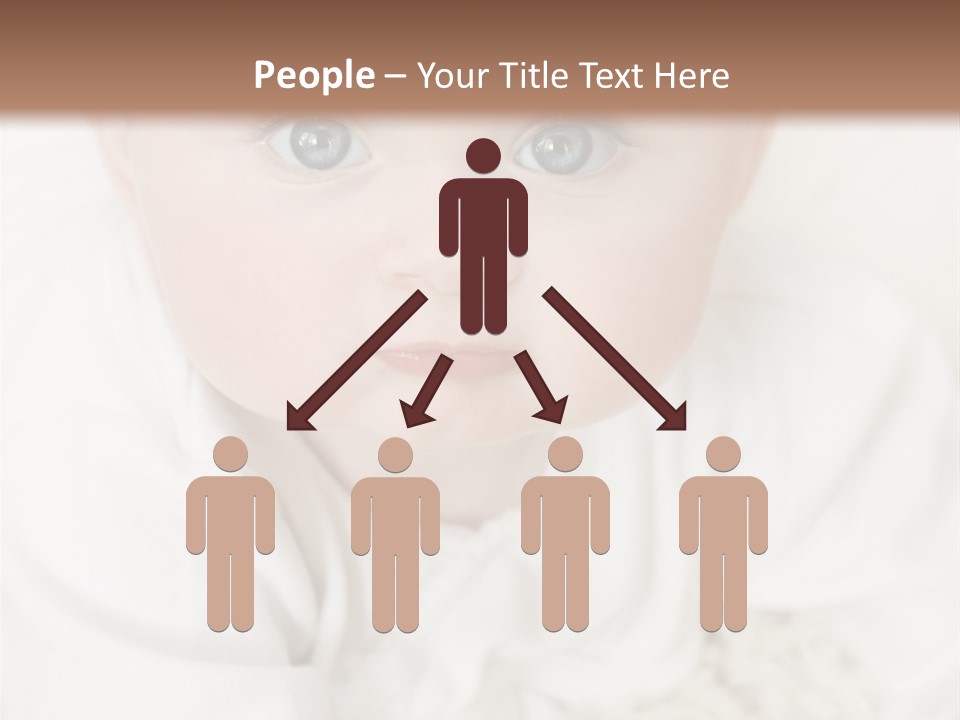 Healthy Childcare Person PowerPoint Template