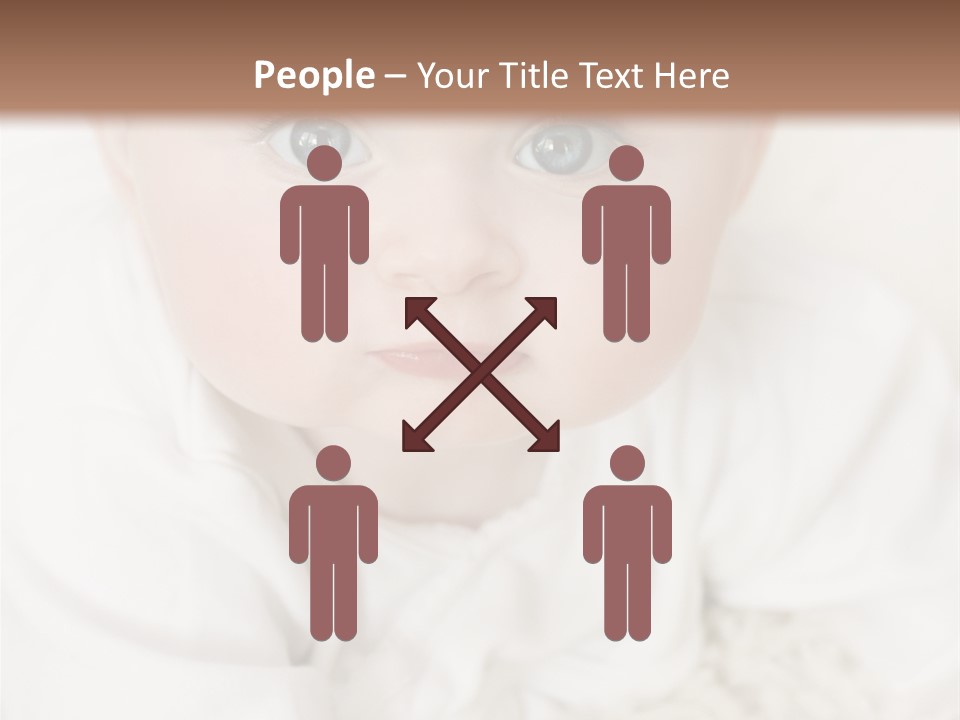 Healthy Childcare Person PowerPoint Template