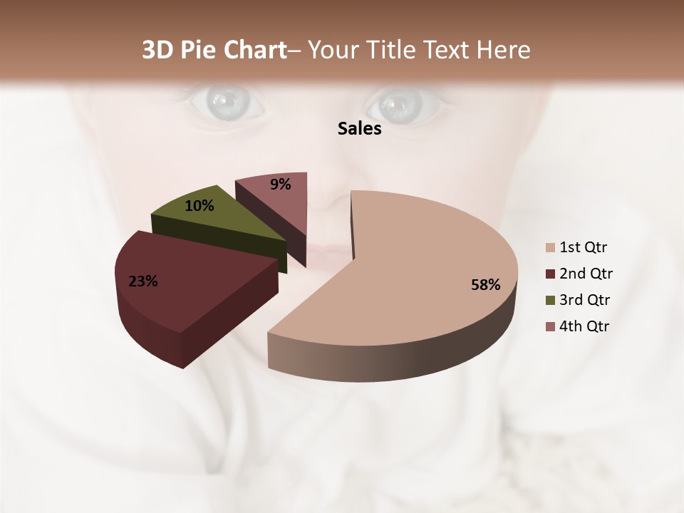 Healthy Childcare Person PowerPoint Template
