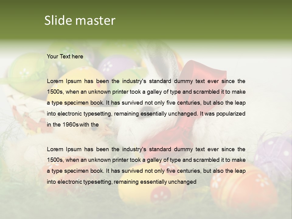 White Season Springtime PowerPoint Template