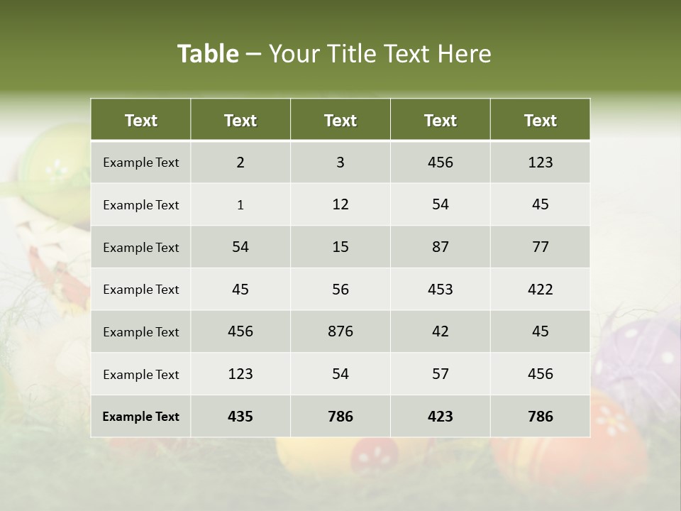 White Season Springtime PowerPoint Template
