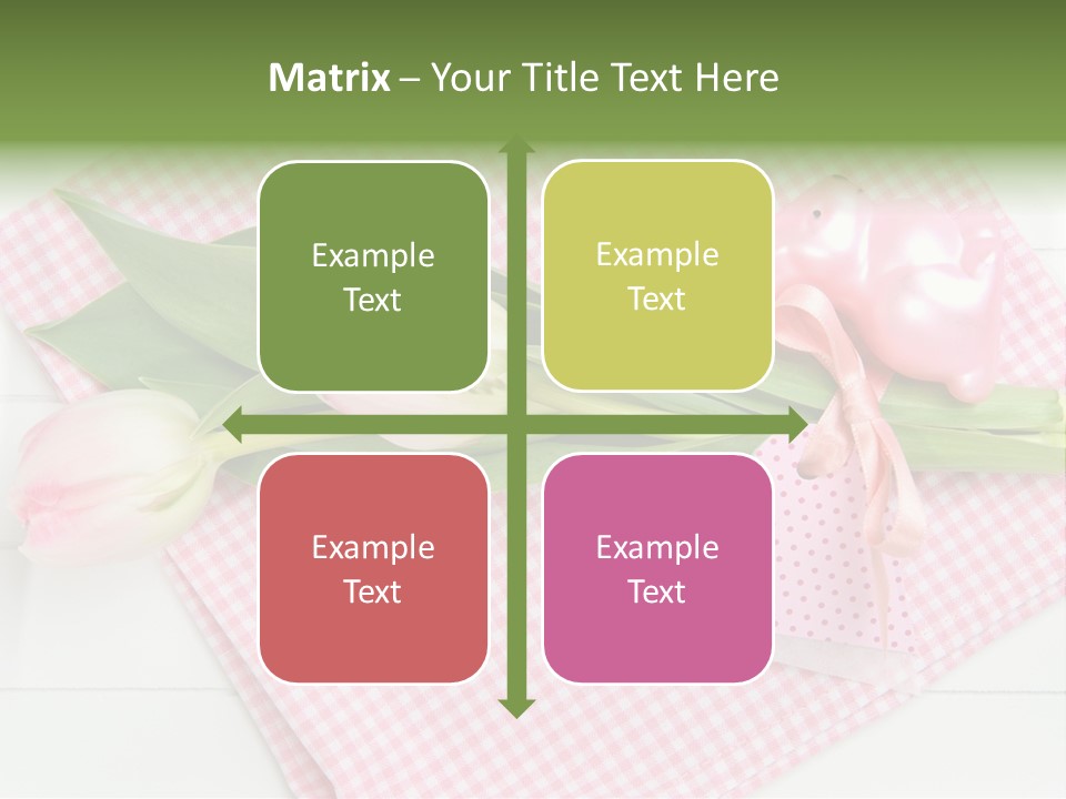 Fasten Wei Blume Rosa PowerPoint Template