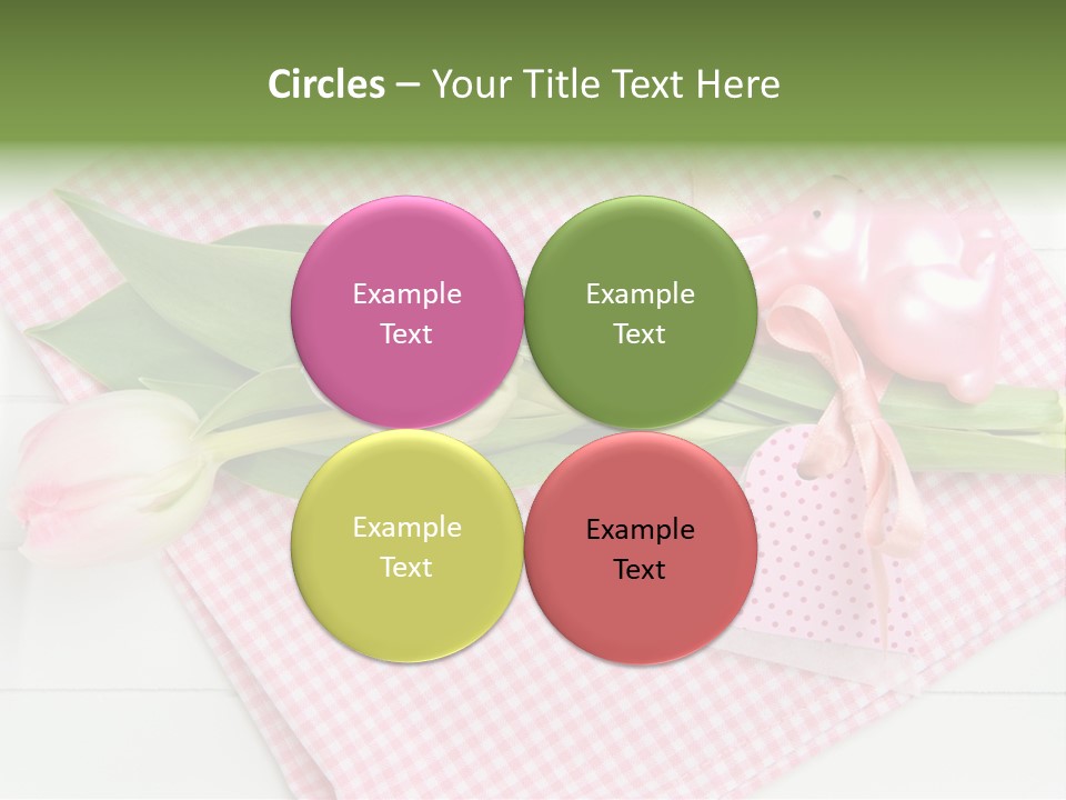 Fasten Wei Blume Rosa PowerPoint Template