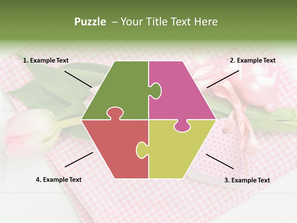 Fasten Wei Blume Rosa PowerPoint Template