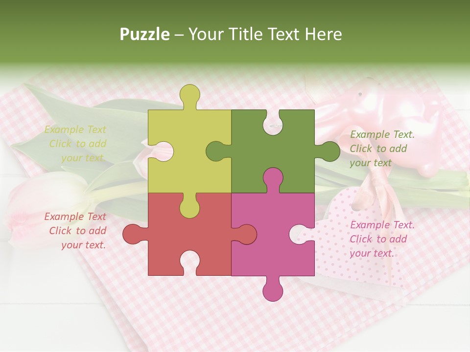 Fasten Wei Blume Rosa PowerPoint Template