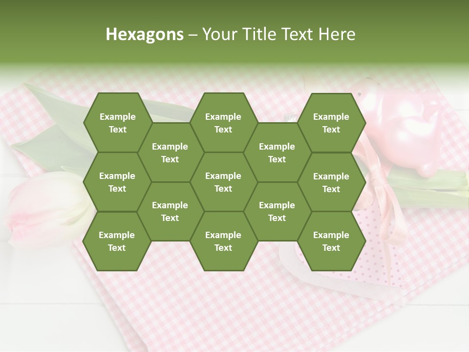 Fasten Wei Blume Rosa PowerPoint Template