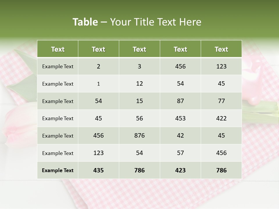 Fasten Wei Blume Rosa PowerPoint Template