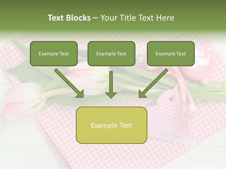Fasten Wei Blume Rosa PowerPoint Template