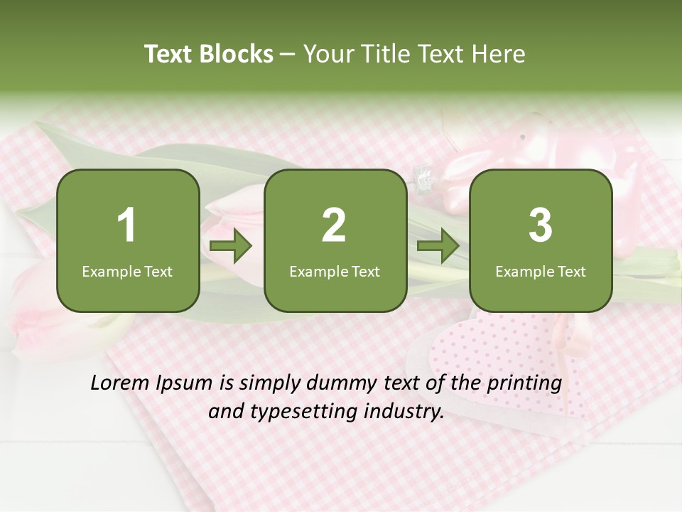 Fasten Wei Blume Rosa PowerPoint Template