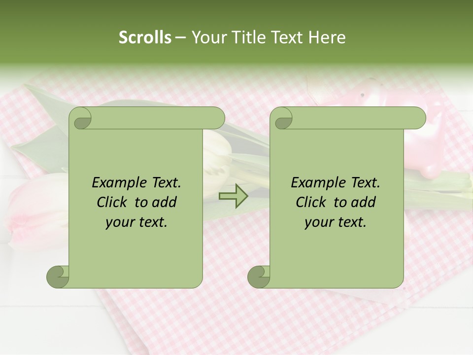 Fasten Wei Blume Rosa PowerPoint Template